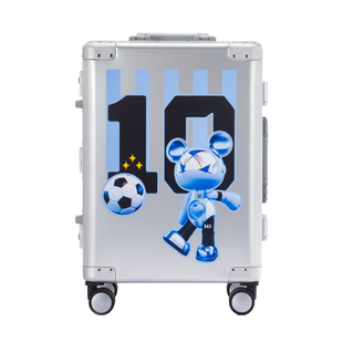 星际熊铝合金拉杆箱万向轮行李箱男女密码箱学生大容量旅行箱