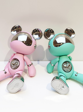 星际熊龙影系列关节可动金属手办创意家居摆设客厅艺术合金摆件