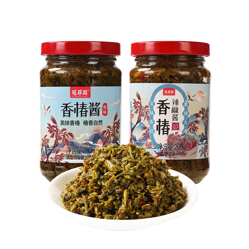 香椿嫩芽酱拌饭拌面官方旗舰店