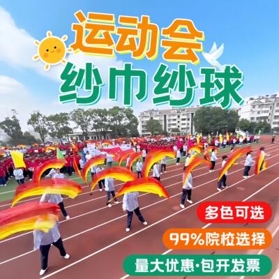 运动会入场创意道具纱球