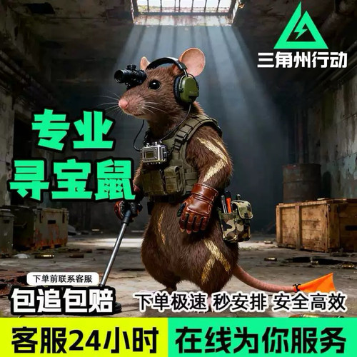 职业寻宝鼠/赌红/端游手游/陪跑/专业寻宝/寻宝鼠/3x3任务陪跑