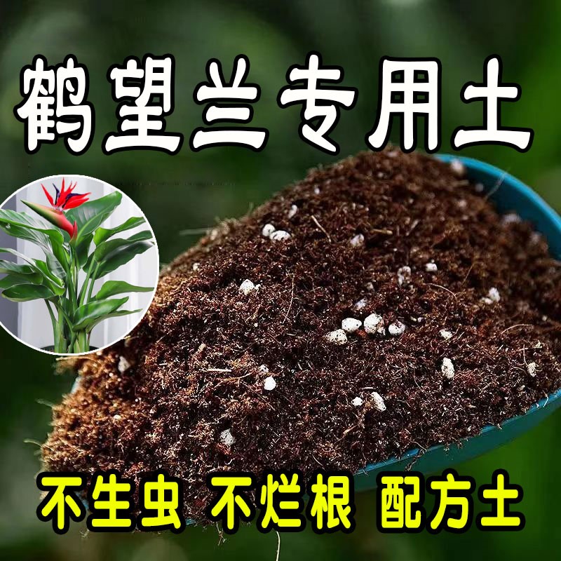 鹤望兰专用营养土 鹤望兰专用土 盆栽通用型种花养花种植土有机土