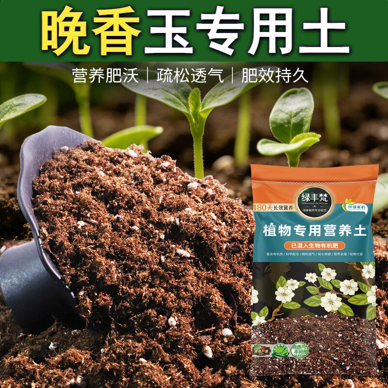 晚香玉专用轻质基质土利于发根盆栽土洁净基质平衡土质家用装球根
