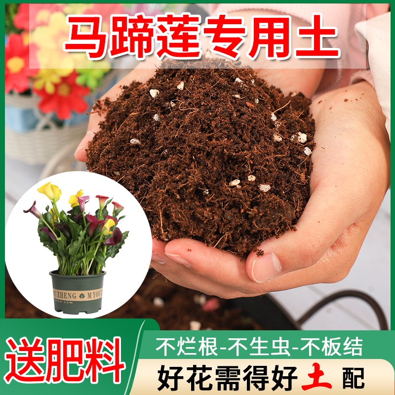 马蹄莲专用轻质园艺土根壮苗好科学配比阳台种植土优质多肉营养土