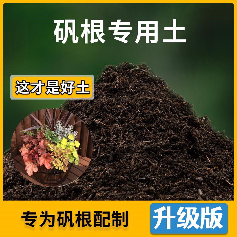矾根专用土家用种植土壤通用型矾根营养土家庭盆栽种花养花有机土
