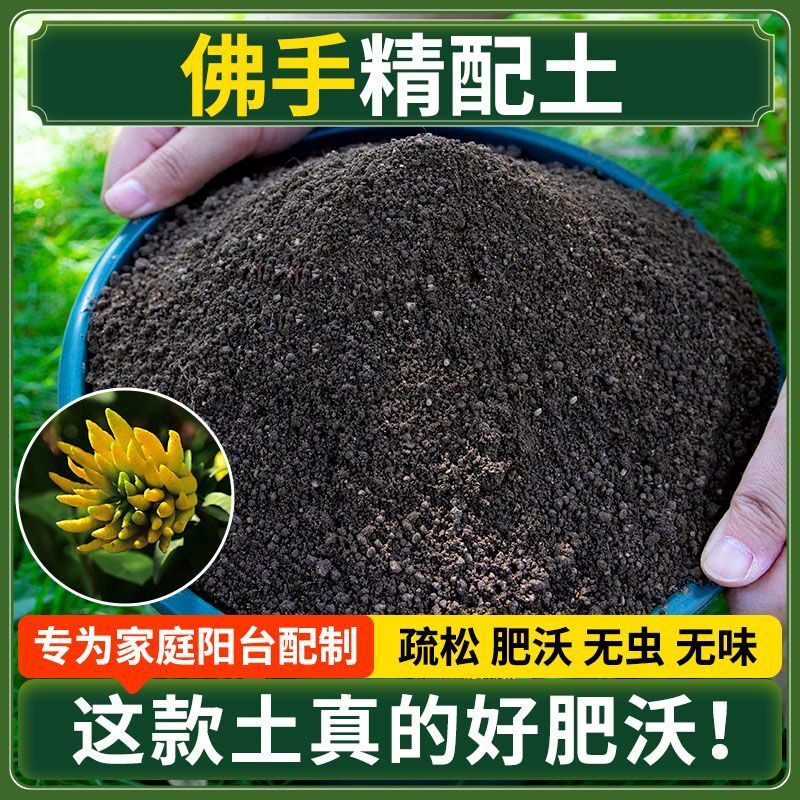 佛手营养土种菜专用土清仓种花专用有机肥料土壤多肉扦插育苗土壤