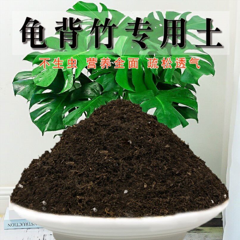 龟背竹家用进口泥炭土不闷根菜园园艺泥炭基质疏松透气专用土育苗