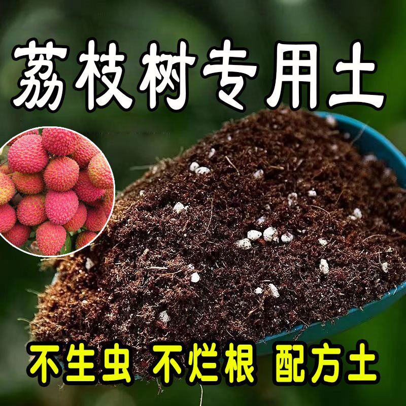 荔枝树专用营养土 荔枝树专用土 盆栽有机土花土种花养花种植土壤