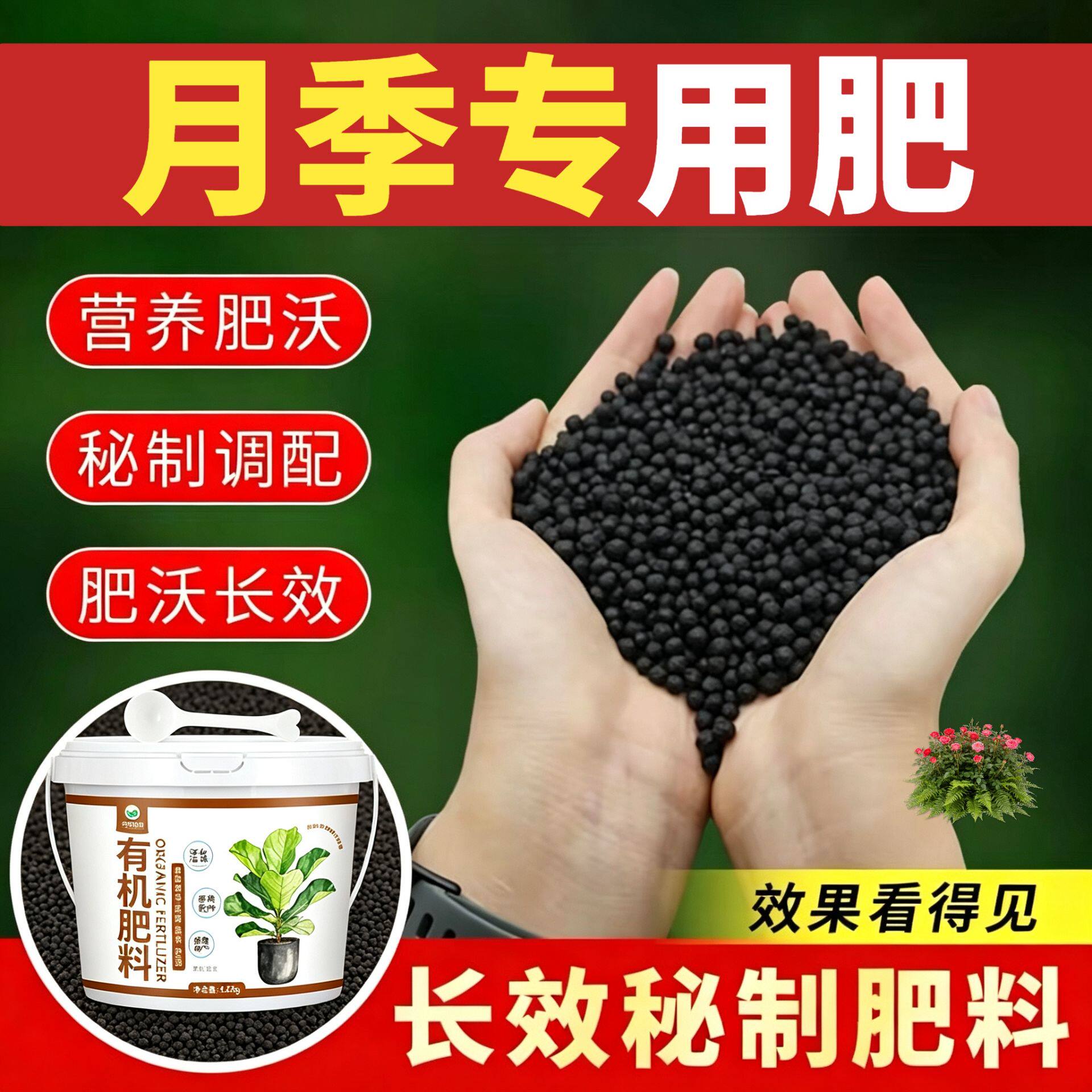月季专用肥水溶肥不烧苗室内营养肥壮苗促长园艺氮磷钾根壮苗好