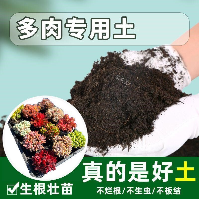 多肉专用土家庭阳台绿植盆栽有机肥料花泥种花营养土壤透气盆景