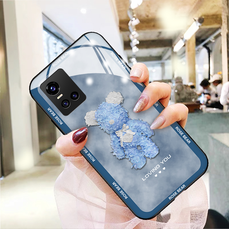 vivo玻璃硅胶清新潮牌个性手机壳