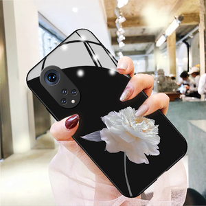 芍药花华为nova9手机壳新款nova8pro适用nova7se保护套4g版5g玻璃硅胶nova6创意10女5z网红nova5ipro外nove硬