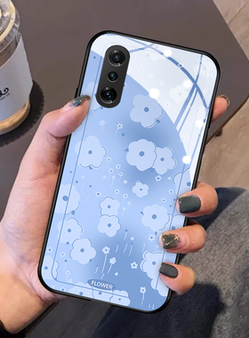 绿色小花适用红米k40游戏增强版手机壳新款k30pro保护套男k20网红ins风8玻璃硅胶9a创意k30s至尊纪念redmi女