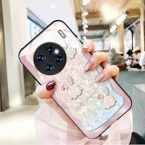 玫瑰贝纹兔新款气质女神手机壳