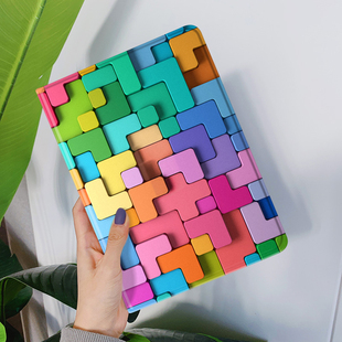 拼接积木小米6max适用oppo11.5寸平板壳红米padse11硅胶vivopad2带笔槽6pro保护套air联想小新pad11plus书本