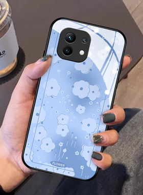 绿色小花适用小米12手机壳新款11ultra保护套10s网红ins风10pro玻璃硅胶9se至尊纪念版青春mi创意por女es超薄