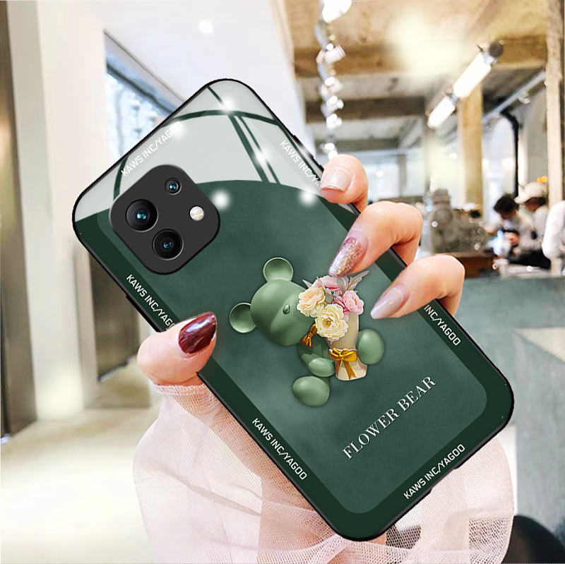 小米玻璃硅胶潮牌创意个性手机壳