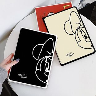 好奇米妮适用华为matepad11保护套小米5平板pro荣耀8联想小新pad电脑m6带笔槽7硅胶软vivo壳11英寸10.1女新款