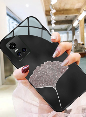 银杏vivos12手机壳适用y97y95高级y73s新款y85y83玻璃s10pro中国风s9男s7e女y55s硅胶nex3s后指纹z1i黑色u1套