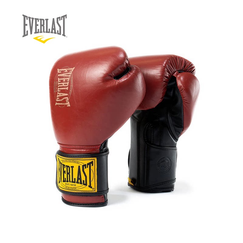 EVERLAST 1910 Advanced Boxing Gloves拳击散打格斗真皮拳击手套
