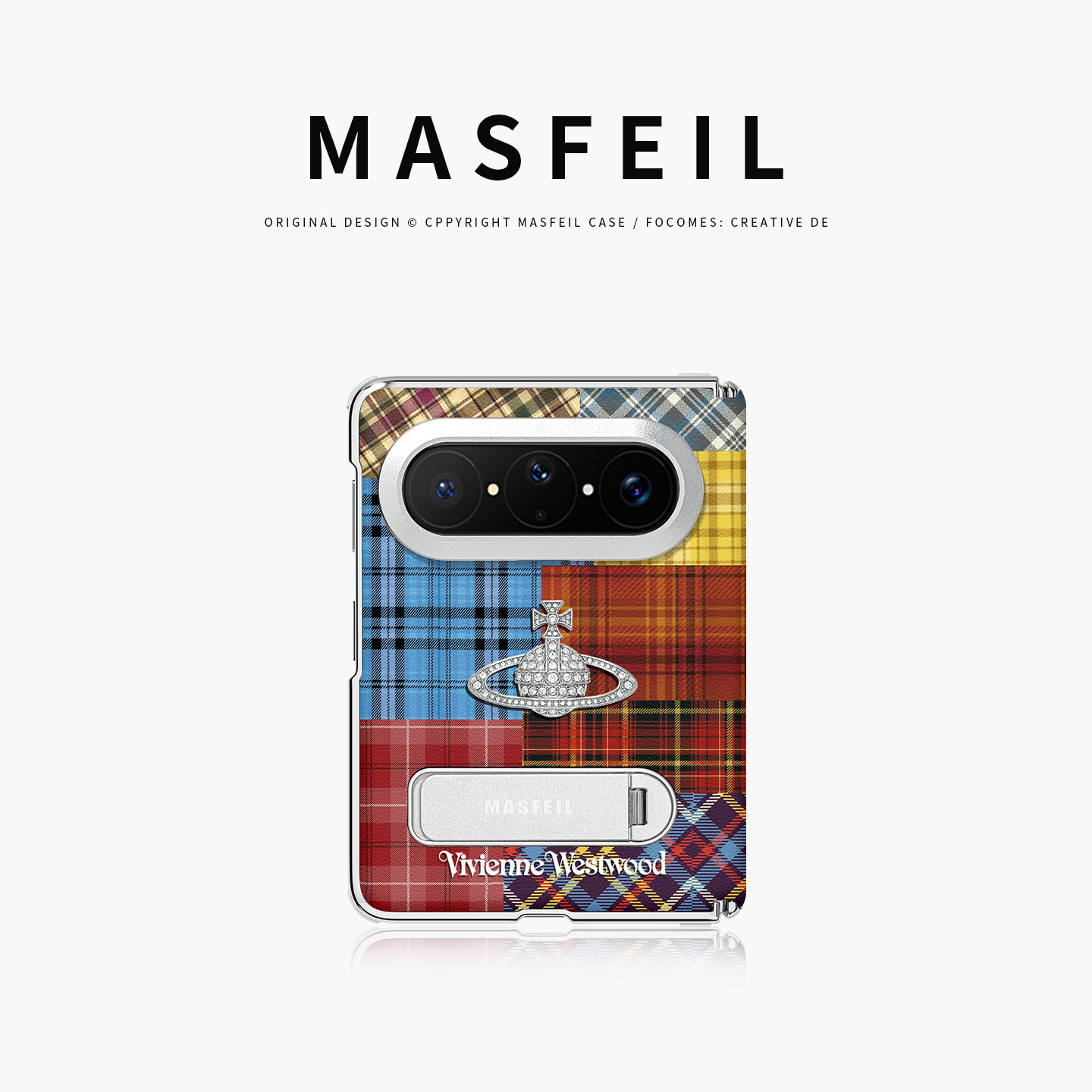 MASFEIL× 土星拼贴适用华为PuraXMax手机壳带支架小折叠阔PURA典藏版YZ双中轴全包保护套高级防摔潮牌x2新款