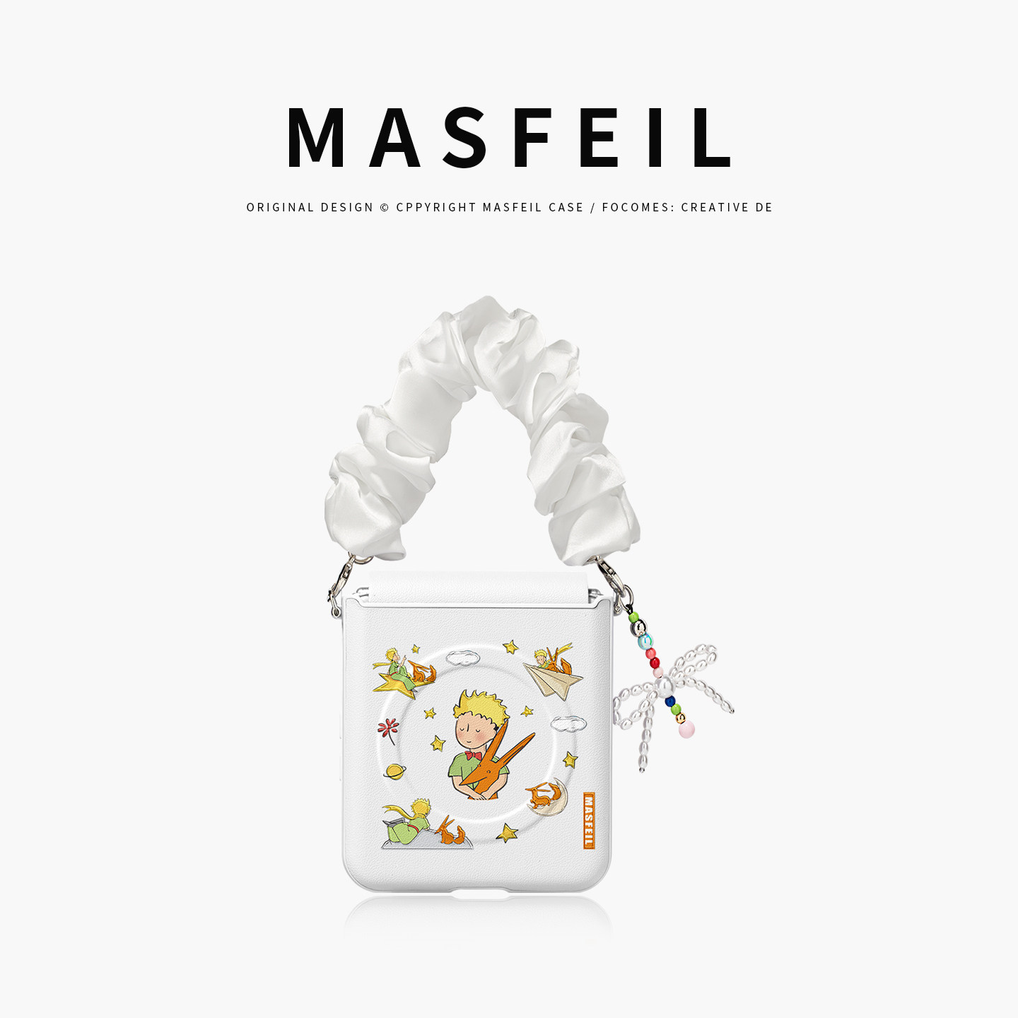 MASFEIL × 小王子星空适用小米mixflip2手机壳新款mix flip2小折叠屏保护套MIXFlip2全包高档外壳filp防摔女