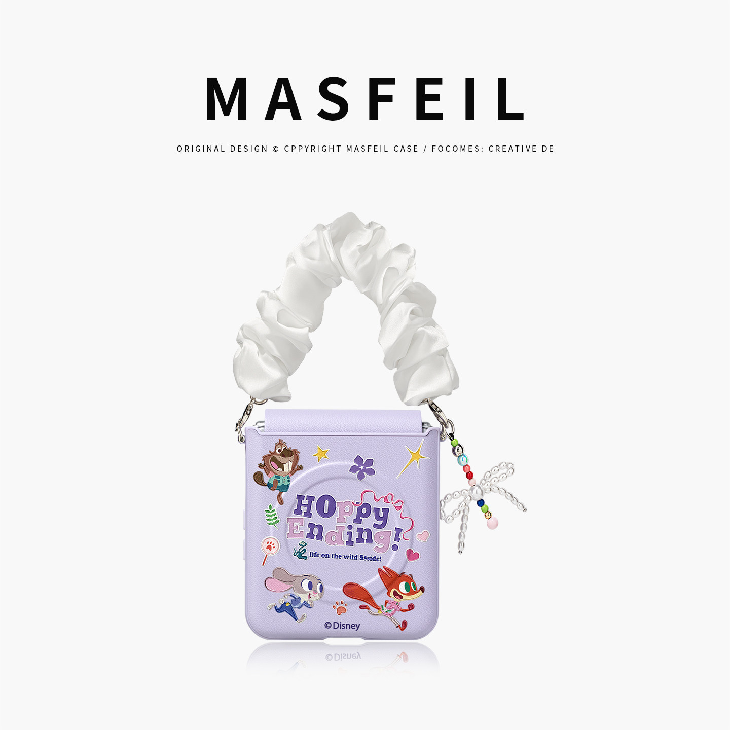 MASFEIL × 奇妙动物城适用小米mixflip2手机壳新款mix flip2小折叠屏保护套MIXFlip2全包高档外壳filp防摔