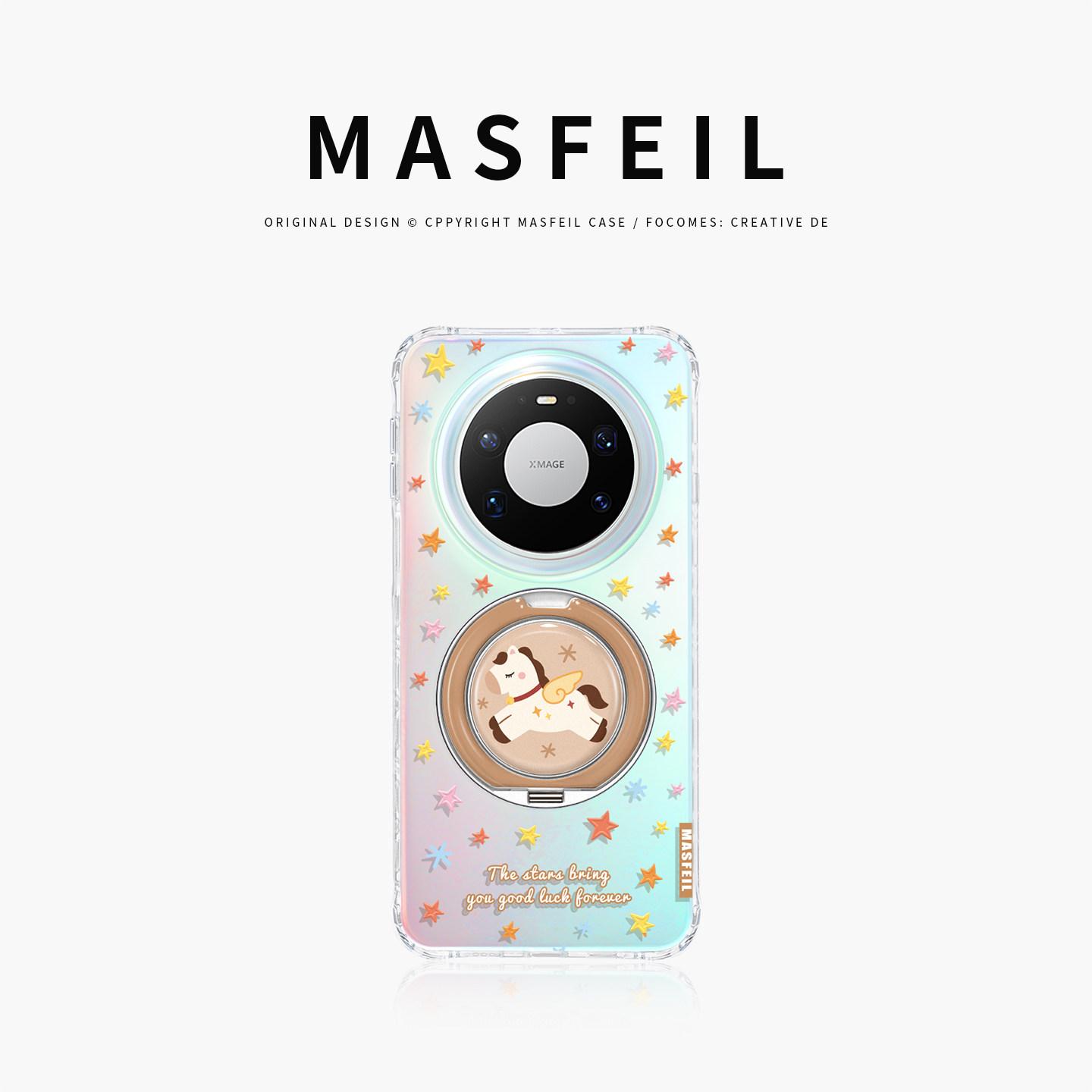 MASFEIL × 卡其小马适用华为Mate80Promax手机