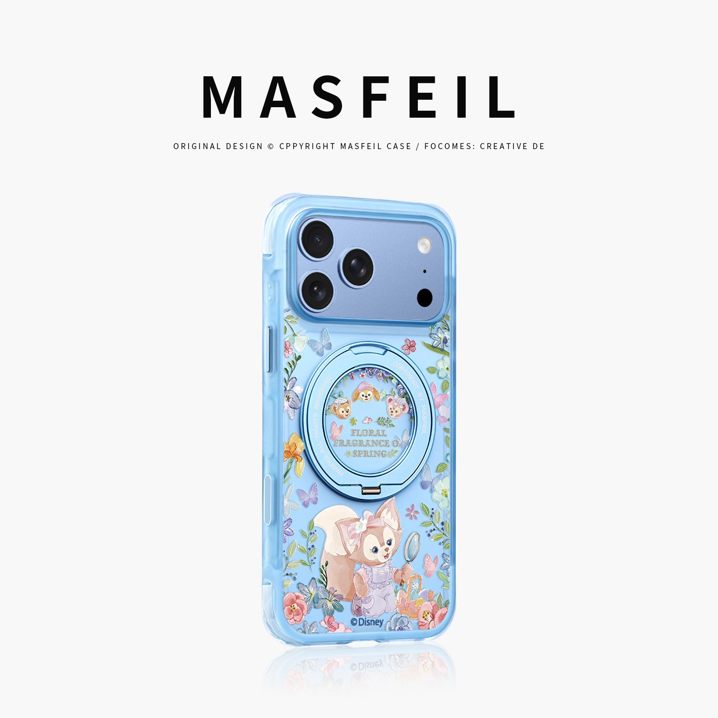 MASFEIL× 春日贝儿适用iPhone18Promax手机壳新款ip18pm磁吸带支架Go5苹果17Pro保护套支点气囊高级感女可爱