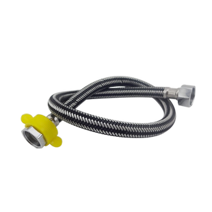 不锈钢软管金属编制冷热进水软管台盆马桶热水器高压防爆4分家用
