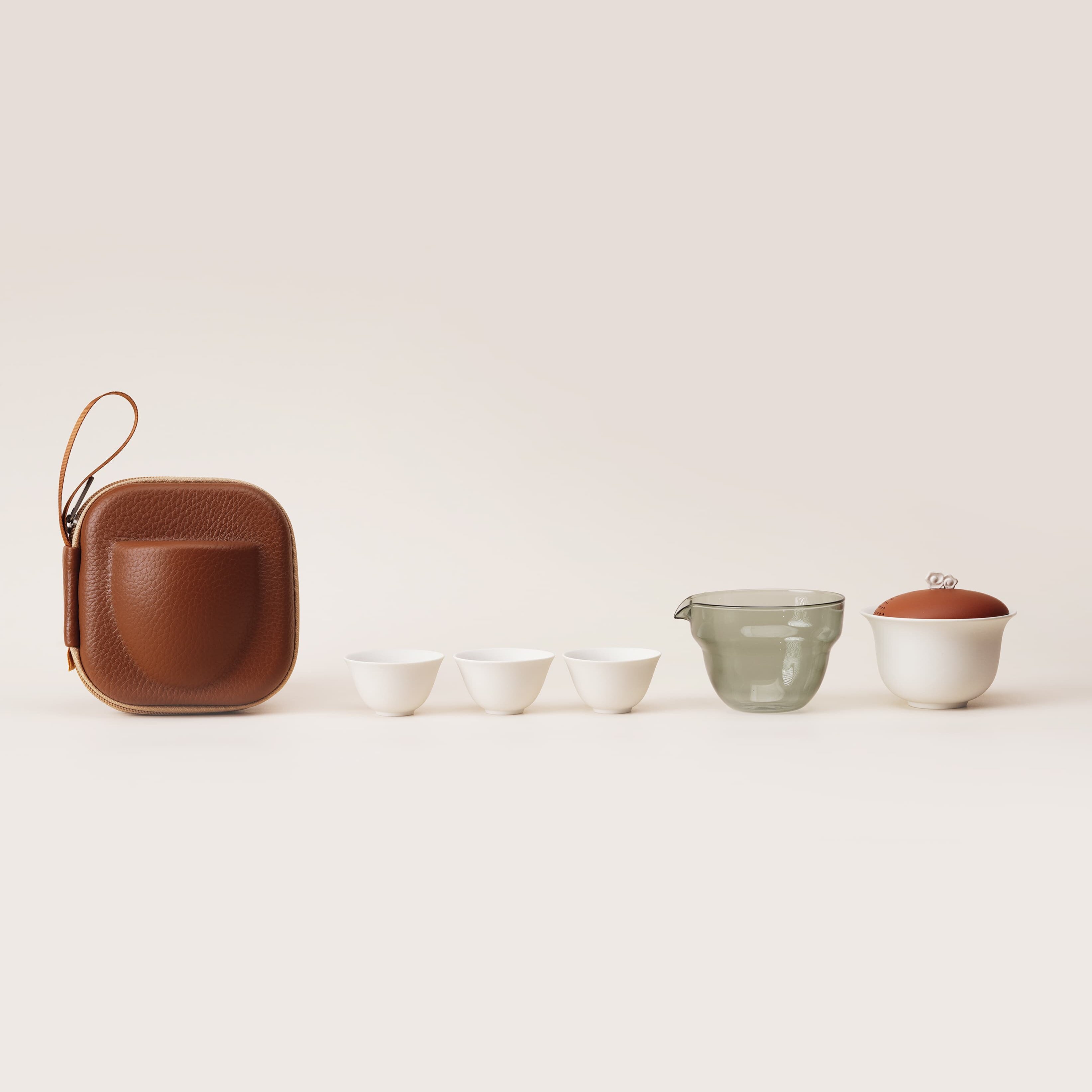 【送礼佳品】一条丨祥云 /旅行茶具套装盖碗泡茶户外便携式茶杯
