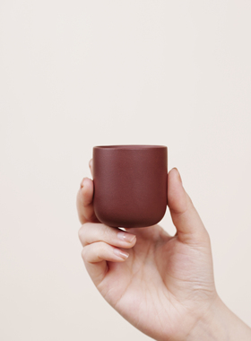 一条丨紫福杯 / 茶杯主人杯 / 原矿紫泥紫砂杯 / 单杯喝茶