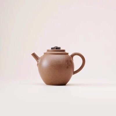 一条原矿黄降坡泥紫砂茶壶纯手工