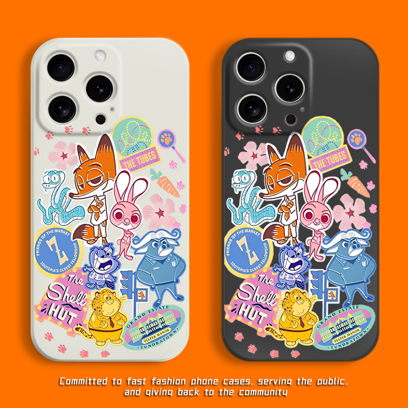 疯狂动物城2周边手机壳新款卡通