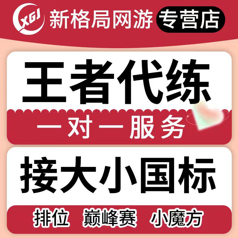 王者荣耀代练陪玩排位巅峰赛上分包大小国标金标省标指定英雄战力