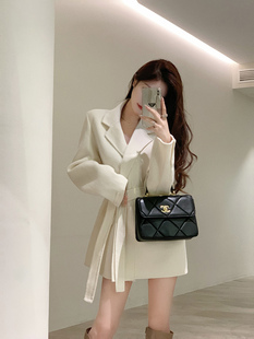 神级剪裁全羊毛双面呢大衣中长外套 小个子报恩 JustQin 别挑