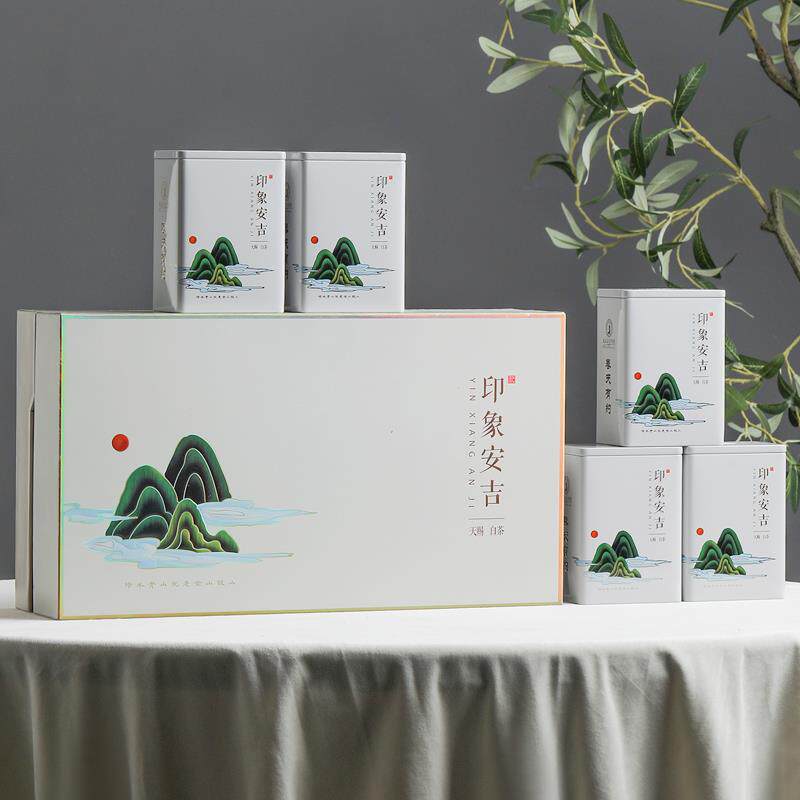 宋品2023新茶安吉特级雨前白茶茶叶春茶200克礼盒【交个朋友专属怎么看?