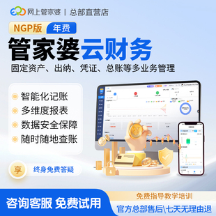 管家婆财务软件企业采购代账会计云记账出纳收银凭证财税管理系统