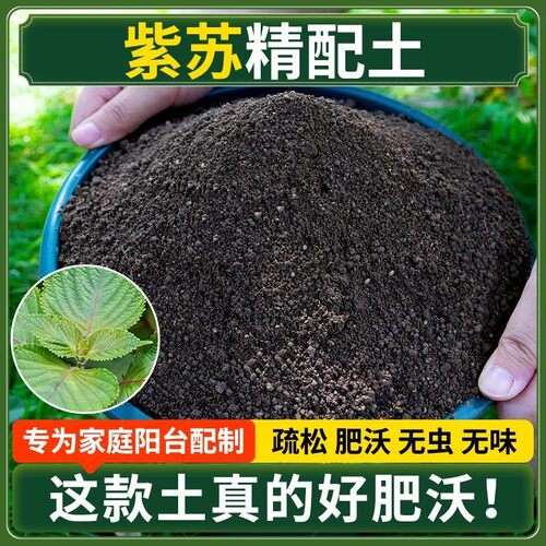 紫苏营养土种菜专用土清仓种花专用有机肥料土壤多肉扦插育苗土壤