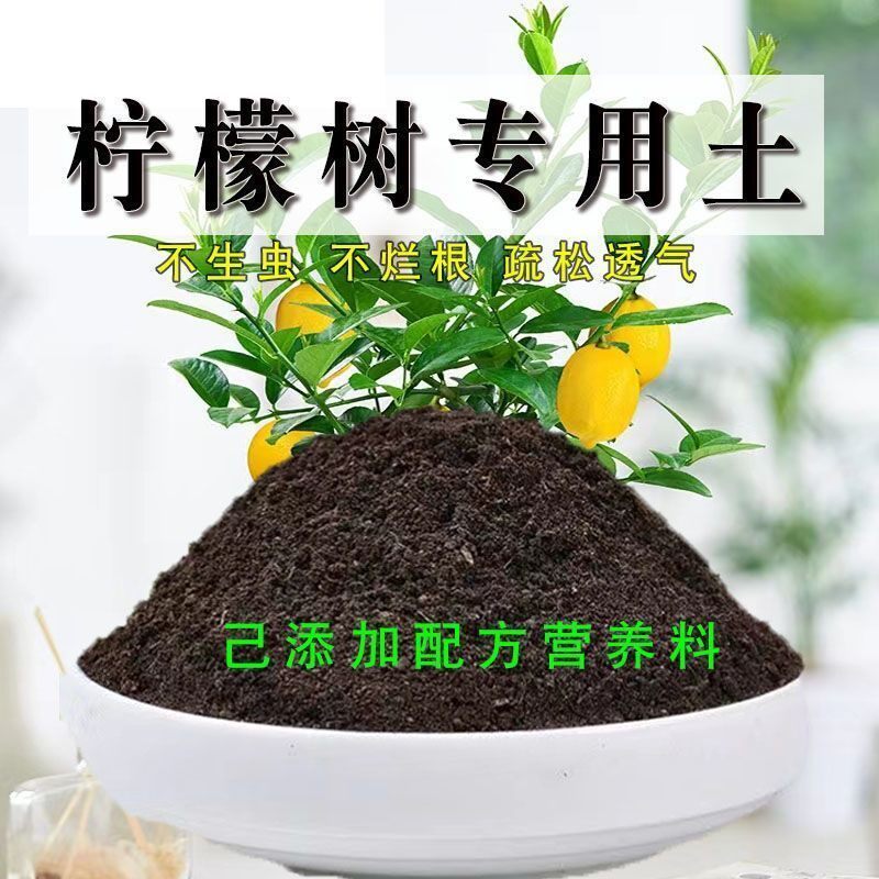 柠檬树专用土盆栽有机花土种花柠檬树营养土壤养花通用种植土肥料
