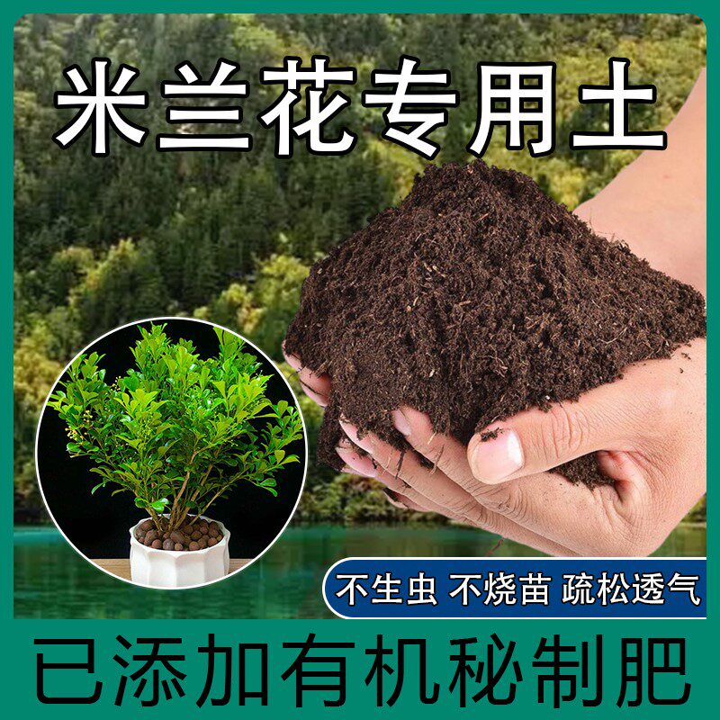米兰花营养土种花养花米兰花专用土壤肥料家用盆栽花卉有机种植土