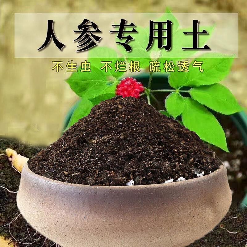 人参专用土人参土盆栽有机肥料营养土透气通用土壤养花种花种植土