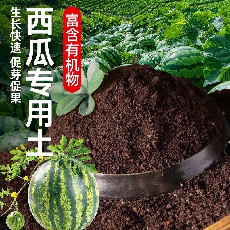 西瓜专用营养土大包轻质养花种菜花卉盆栽通用土壤有机肥料微酸性