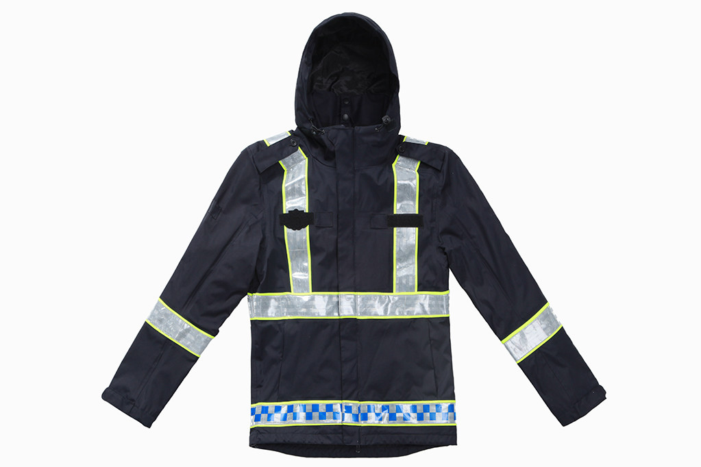 内蒙古事故现场勘查服勘察服交警冲锋衣防风防雨可脱卸抓绒内胆