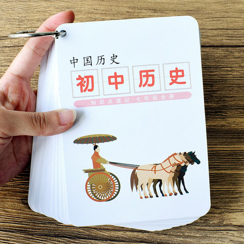 中国历史随身携带知识卡片