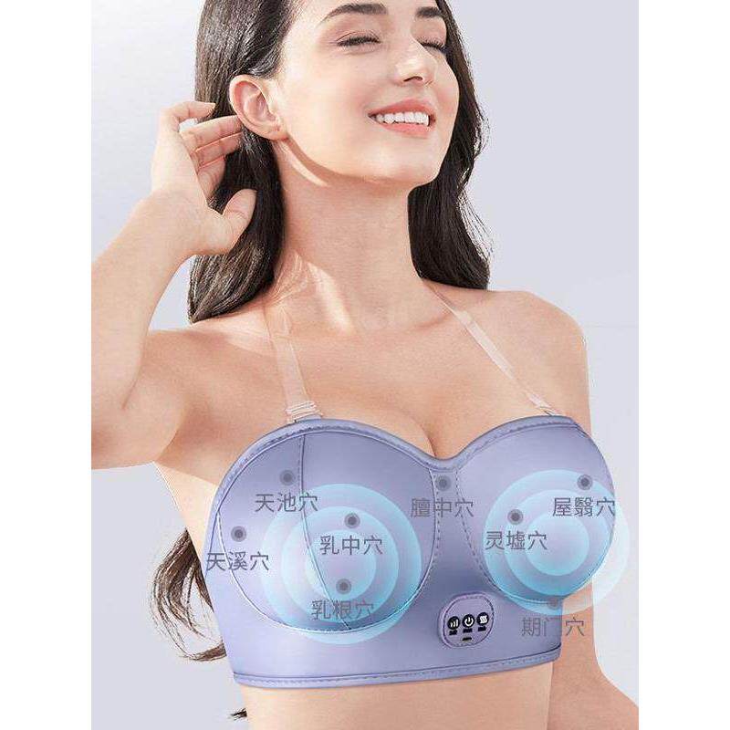 胸部按摩器疏通乳腺增生家用热敷仪器揉捏乳房小叶增生结节理疗仪