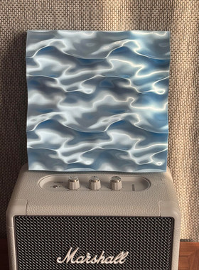 裸眼3d立体画现代简约海浪装饰画