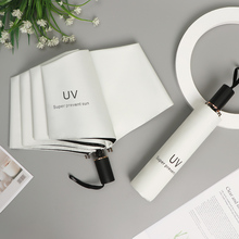 全自动黑胶UV折叠晴雨伞