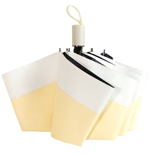 雨伞男女生折叠加厚加固结实黑胶防晒防紫外线遮阳晴雨两用太阳伞