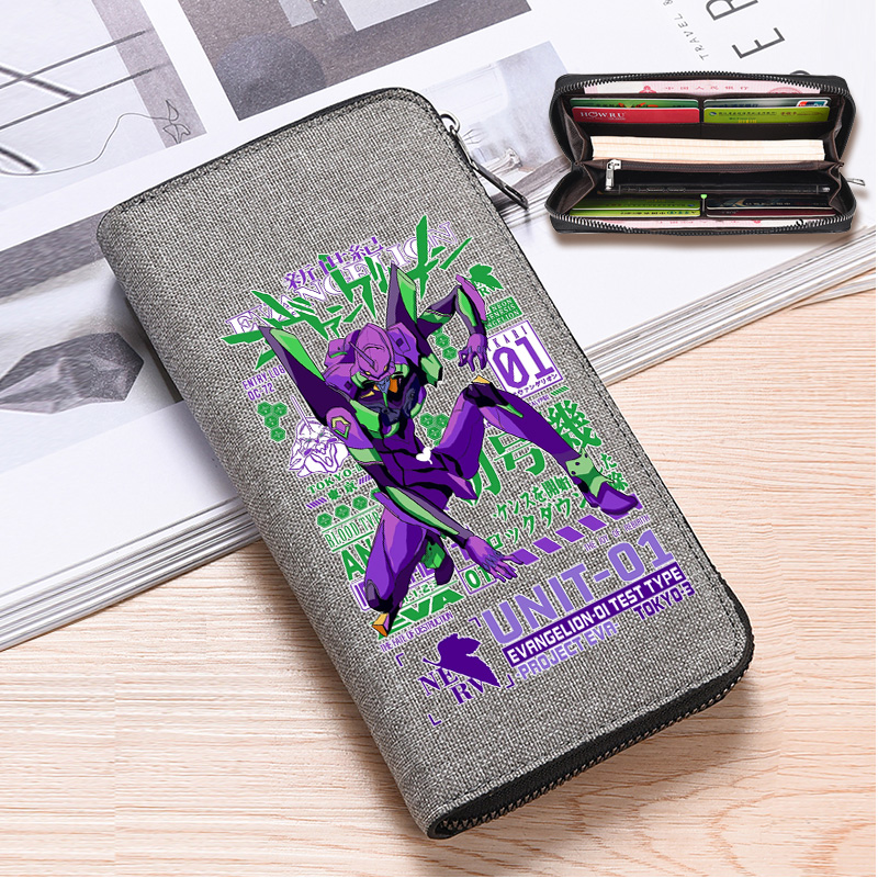 新世纪福音战士帆布长款钱包